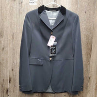 Dressage Show Jacket, buttons, velvet Collar *xc, dirty?stained shoulder