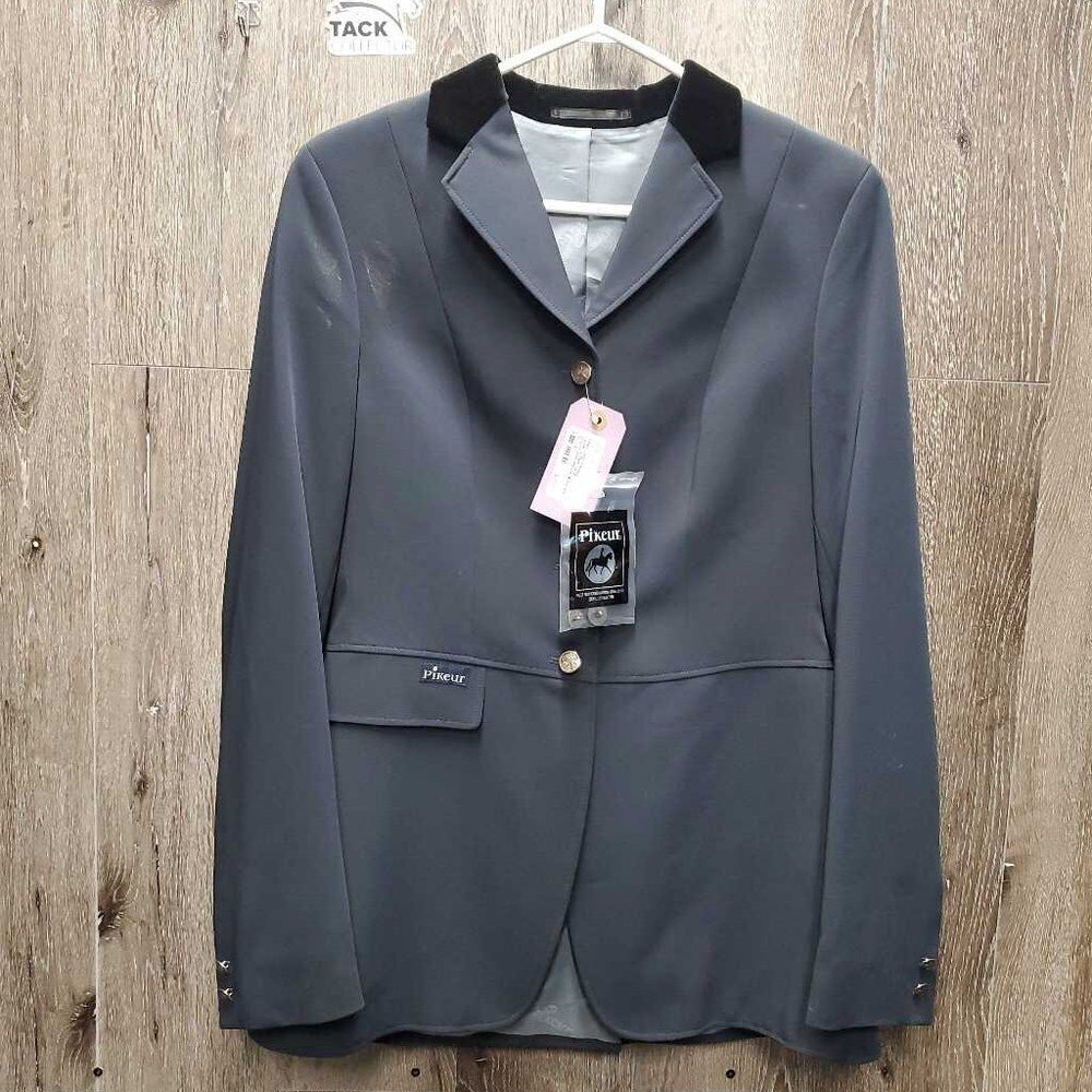 Dressage Show Jacket, buttons, velvet Collar *xc, dirty?stained shoulder