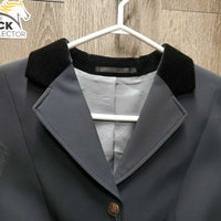 Dressage Show Jacket, buttons, velvet Collar *xc, dirty?stained shoulder
