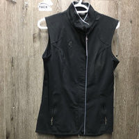 Light Technical Vest, Zipper *gc, seam puckers, dirt?stains