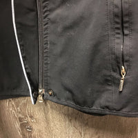 Light Technical Vest, Zipper *gc, seam puckers, dirt?stains