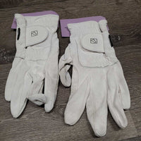 Pr Riding Gloves *gc, clean, rubs, stains
