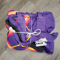 Hvy Winter Blanket, 2 legs *vgc, clean, mnr wpf, mnr faded, stains, holes, snags, dust
