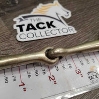 Half Cheek Bit *gc, clean, loose joint, scrapes, scratches, oxidized, stains

