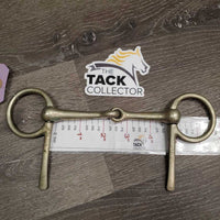 Half Cheek Bit *gc, clean, loose joint, scrapes, scratches, oxidized, stains
