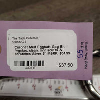 Med Eggbutt Gag Bit *vgc/xc, clean, mnr scuffs & scratches