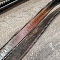 Pr Stirrup Leathers *gc/fair, v.scraped, thin spots, v.rubbed, faded, scraped edges, dents

