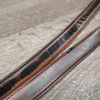 Pr Stirrup Leathers *gc/fair, v.scraped, thin spots, v.rubbed, faded, scraped edges, dents
