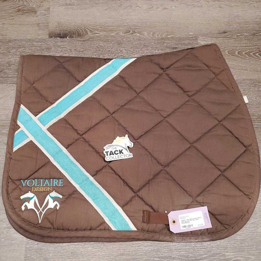 Thick Quilt Jumper Saddle Pad *gc, pilly, mnr hair, faded