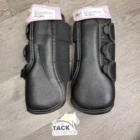 3D Mesh Closed Boots, velcro *vgc, clean, mnr hair, edge rubs & pills
