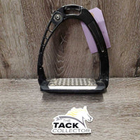 LEFT ONLY Aluminum Safety Stirrup, Grater Grip *gc/fair, scuffs, dirty, scrapes