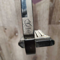 LEFT ONLY Aluminum Safety Stirrup, Grater Grip *gc/fair, scuffs, dirty, scrapes
