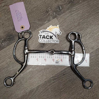 LS Jointed Double Rein Western Training Bit *xc, clean, mnr scratches, stains & sticker residue
