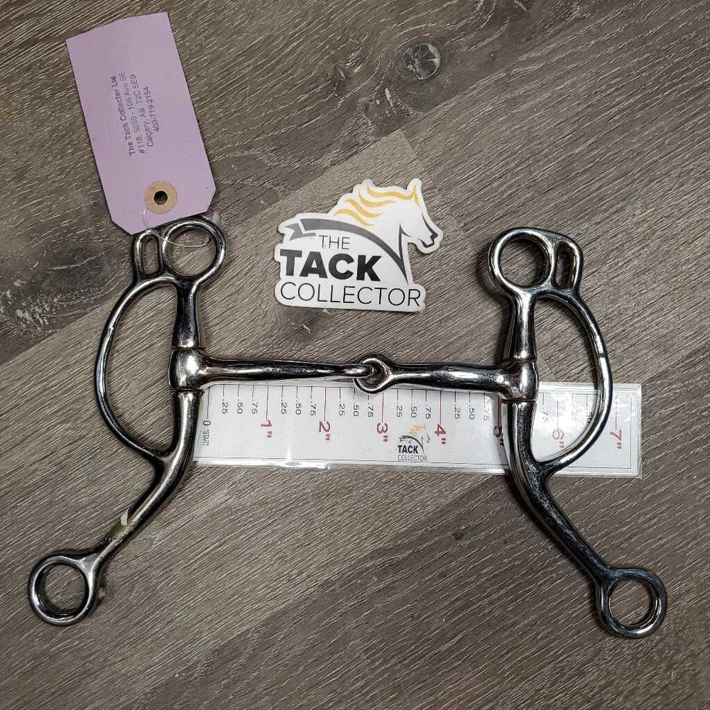LS Jointed Double Rein Western Training Bit *xc, clean, mnr scratches, stains & sticker residue