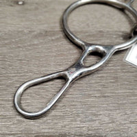 Thin 2 Ring Sliding 2 Ring Elevator "Wonder" Gag Western Bit *xc, clean, mnr residue?dirt
