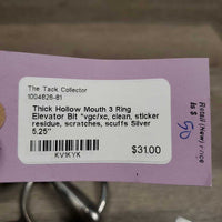 Thick Hollow Mouth 3 Ring Elevator Bit *vgc/xc, clean, sticker residue, scratches, scuffs
