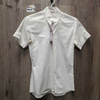 SS Show Shirt *NO Collar, older, dingy, pits, rubs, pills, puckers