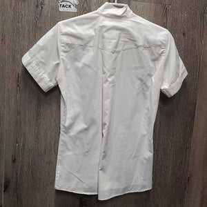 SS Show Shirt *NO Collar, older, dingy, pits, rubs, pills, puckers