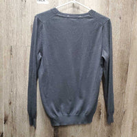 V Neck Light Wool Sweater *vgc, mnr hair, rubs & pills