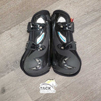 Open Front & Hind Boots, tabs *gc/vgc, clean, rubs, scrapes, pills, rubs, marker
