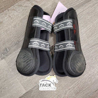 Open Front & Hind Boots, tabs *gc/vgc, clean, rubs, scrapes, pills, rubs, marker
