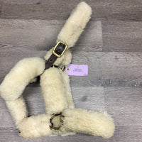 Leather Shipping Halter, 10 Sheepskins *vgc, mnr hair, dirt & bent ends
