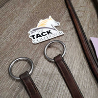 Soft Rsd Running Martingale, stopper *gc, mnr dirt, residue & faded?discolored, rubs, xholes
