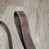 Soft Rsd Running Martingale, stopper *gc, mnr dirt, residue & faded?discolored, rubs, xholes
