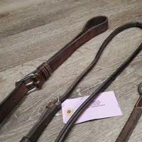 Soft Rsd Running Martingale, stopper *gc, mnr dirt, residue & faded?discolored, rubs, xholes
