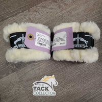 "Save the Sheep" 2 Techno Sheepskin Lined Pastern Wraps, box *new
