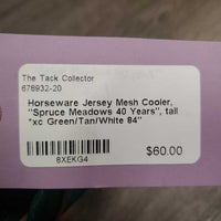 Jersey Mesh Cooler, "Spruce Meadows 40 Years", tail *xc

