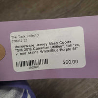 Jersey Mesh Cooler "SM 2018 Canadian Utilties", tail *xc, v. mnr stains
