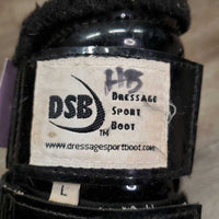 Closed Front & Hind Boots, fleece lined, velcro *gc/fair, hairy, clumpy, clean, scrapes, faded
