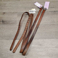 Soft Nylon Lined Stirrup Leathers *gc, clean, stains, dents, rubs, scrapes, creases
