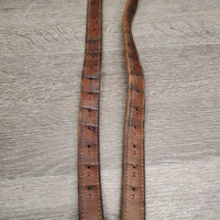 Soft Nylon Lined Stirrup Leathers *gc, clean, stains, dents, rubs, scrapes, creases