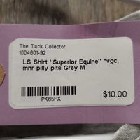 LS Shirt "Superior Equine" *vgc, mnr pilly pits
