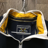 SS Sun Show Polo Shirt, 1/2 Zip Up, Mesh Sides *vgc, mnr hair & edge rubs
