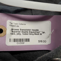 Sweatshirt Hoodie "Superior Equine Equestrian" *gc, rubs, pilly, faded
