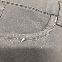 Euro Seat Breeches, Bling *gc, missing bling, faded, fuzzy, mnr snags, seam puckers
