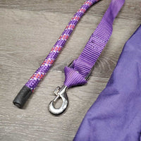 Hvy Cordura & Nylon Web Hay Bag, 3x straps, thick rope *vgc, clean, mnr stains & hay
