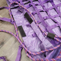 Hvy Cordura & Nylon Web Hay Bag, 3x straps, thick rope *vgc, clean, mnr stains & hay
