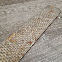 Rasp *gc/fair, rust, gunky, stains, dirt
