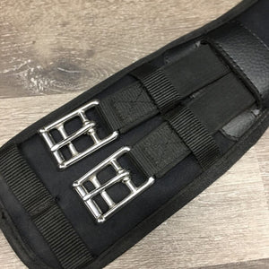 Padded Memory Foam Neoprene Dressage Girth, 2x els, d ring *gc/vgc, clean, mnr dusty?residue, hairy, No Strap