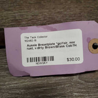 Aussie Breastplate *gc/fair, mnr rust, v.dirty
