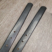 Pr Thick Soft German Leather Stirrup Leathers *vgc/gc, clean, rubs, scrapes
