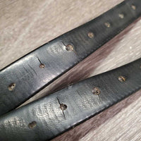 Pr Thick Soft German Leather Stirrup Leathers *vgc/gc, clean, rubs, scrapes
