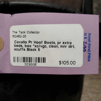 Pr Hoof Boots, pr extra beds, box *xc/vgc, clean, mnr dirt, scuffs
