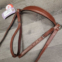 Adjustable Breastplate, snap *vgc, mnr scraped edges, clean, xholes, stiff
