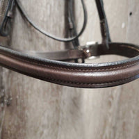 Rsd Leather Bridle *vgc, dry, stiff, mnr dirt, edge scrapes, loose keepers
