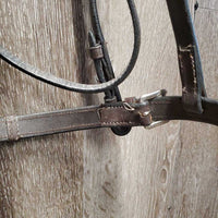 Rsd Leather Bridle *vgc, dry, stiff, mnr dirt, edge scrapes, loose keepers
